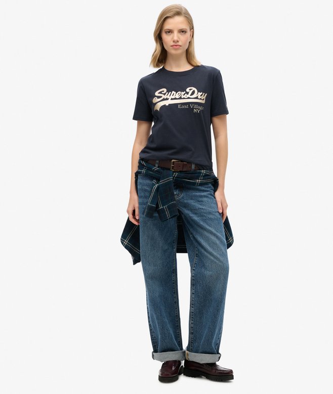 Embellished Graphic Logo T-Shirt
