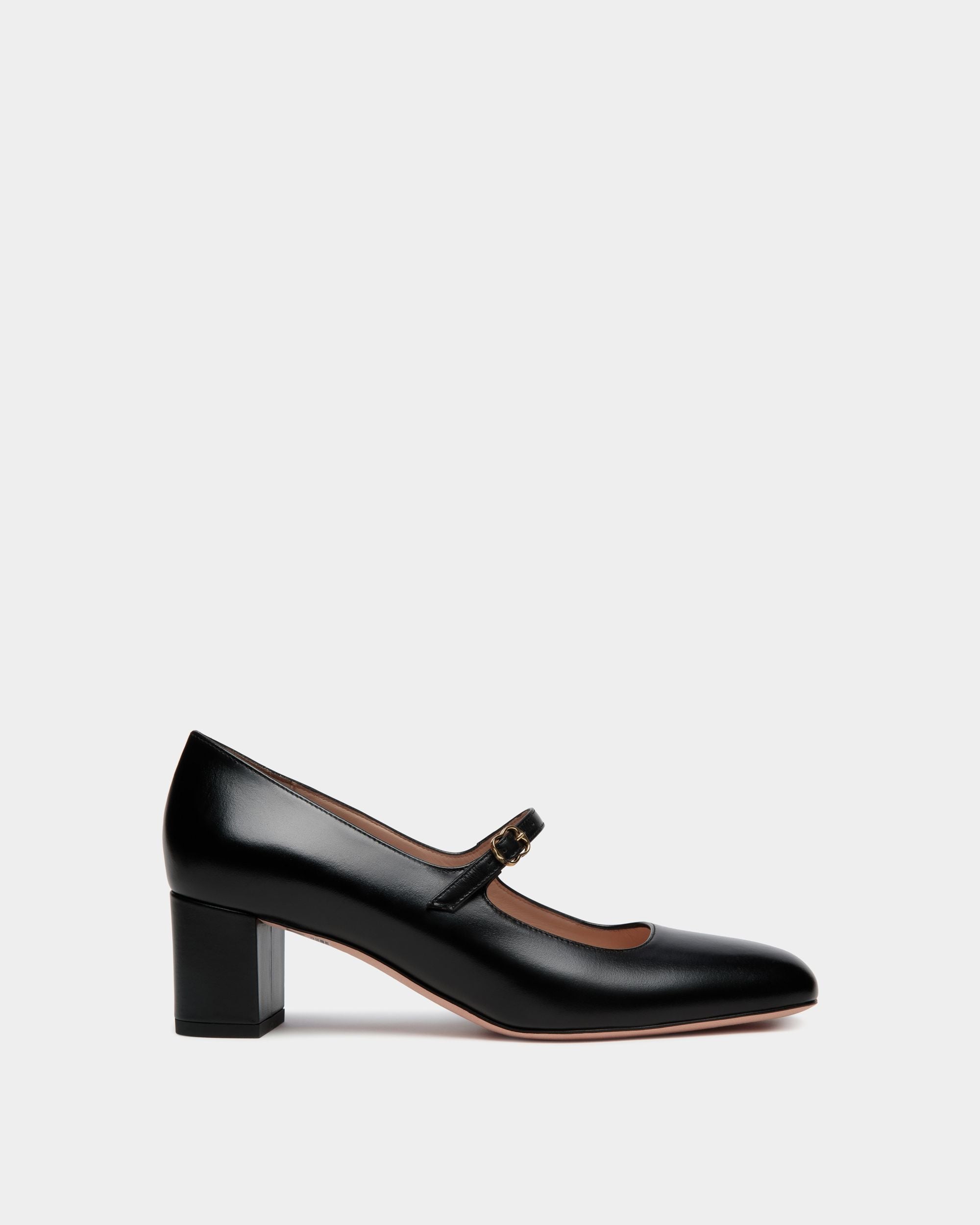 Ballyrina Pumps Aus Leder In Schwarz