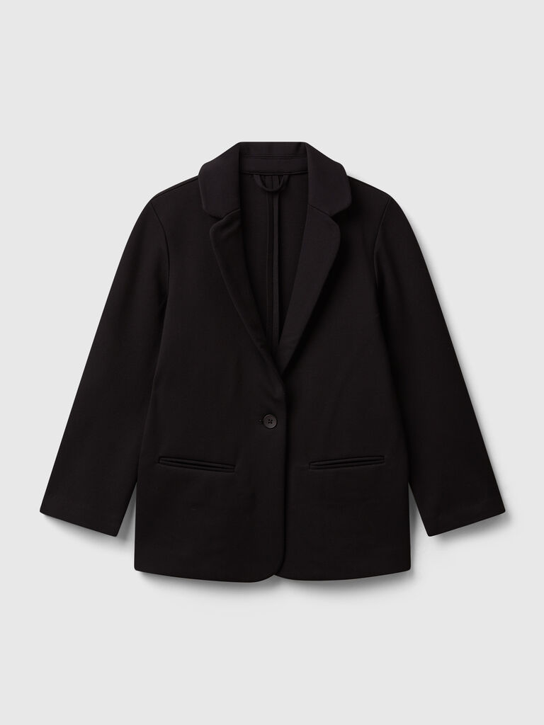 Blazer in stretch viscose blend