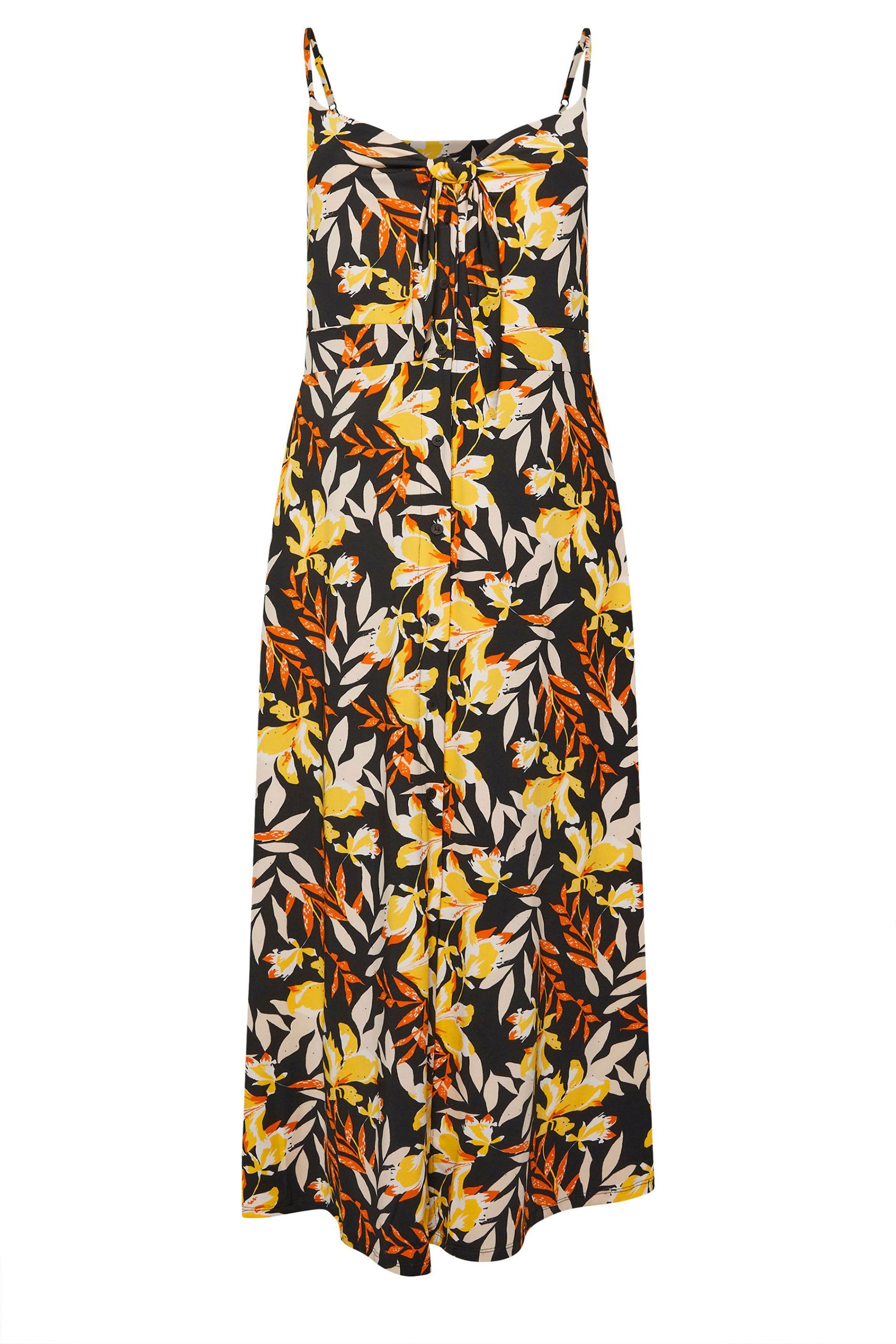 Yours Floral Print Maxi Dress