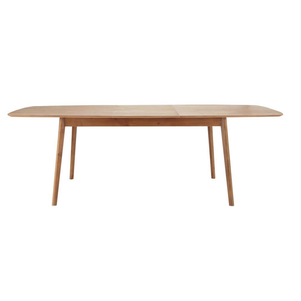 Portobello - Table à manger extensible en chêne 8/10 personnes L180/235