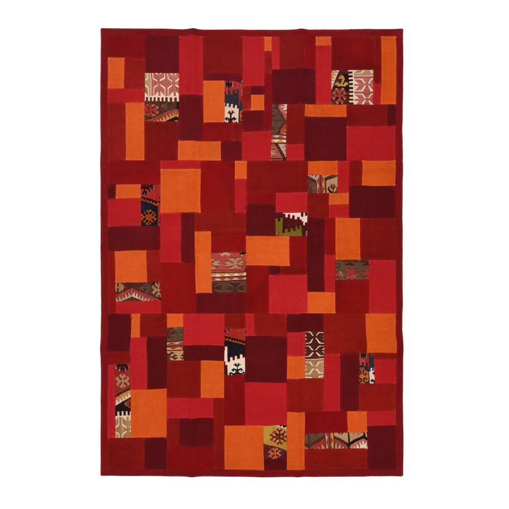 Kelimteppich Renkli Kilim Patchwork