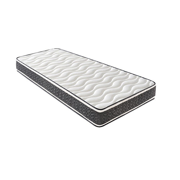 Matelas Ressorts Ensachés 90x200 Montecarlo,Ferme, Réversible, Côté été/hiver, H25 Cm
