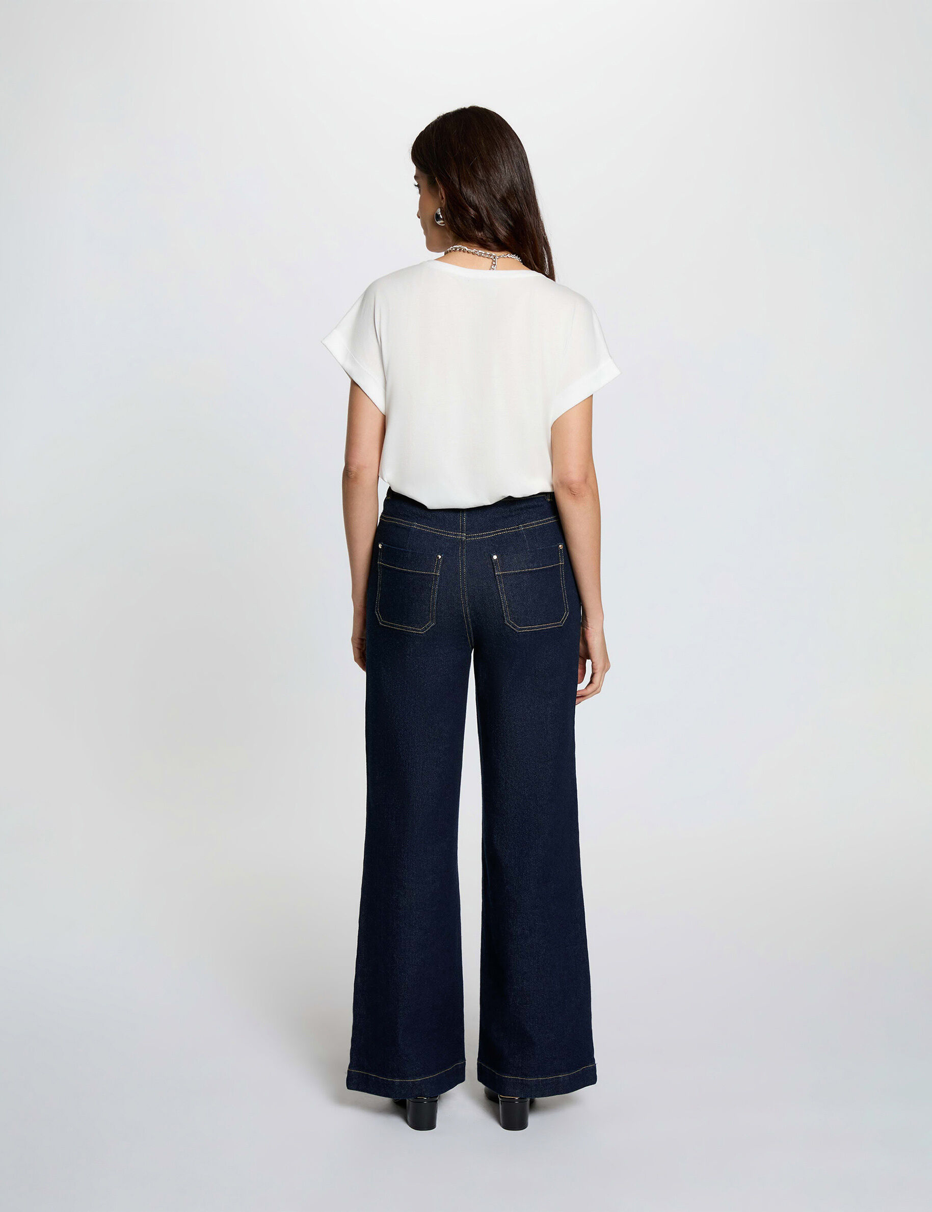 Round Neck T-Shirt White Women