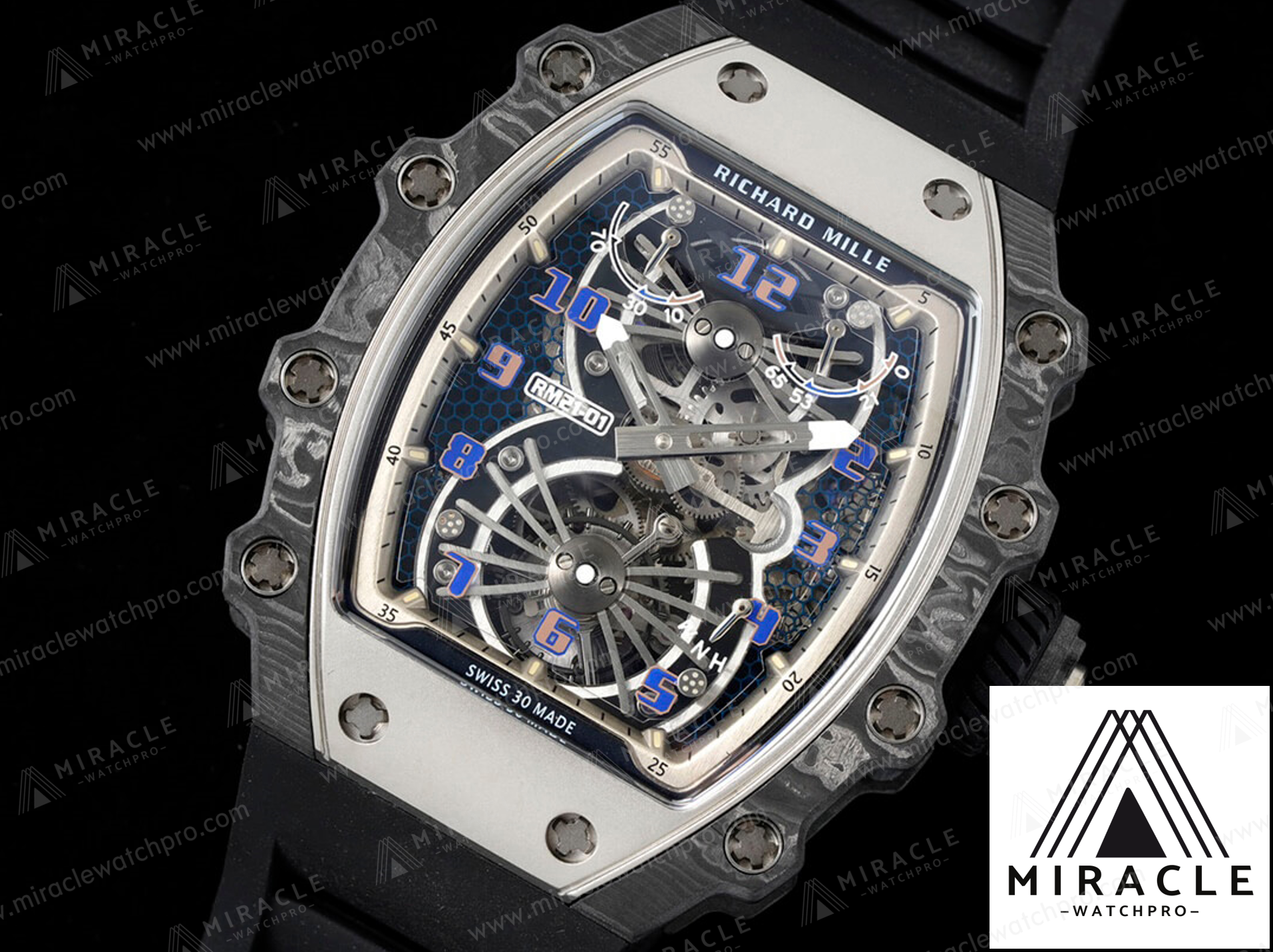 Replica Watch-RICHARD MILLE-ref.RM 21-01-Elite Clone-42mmx51mm