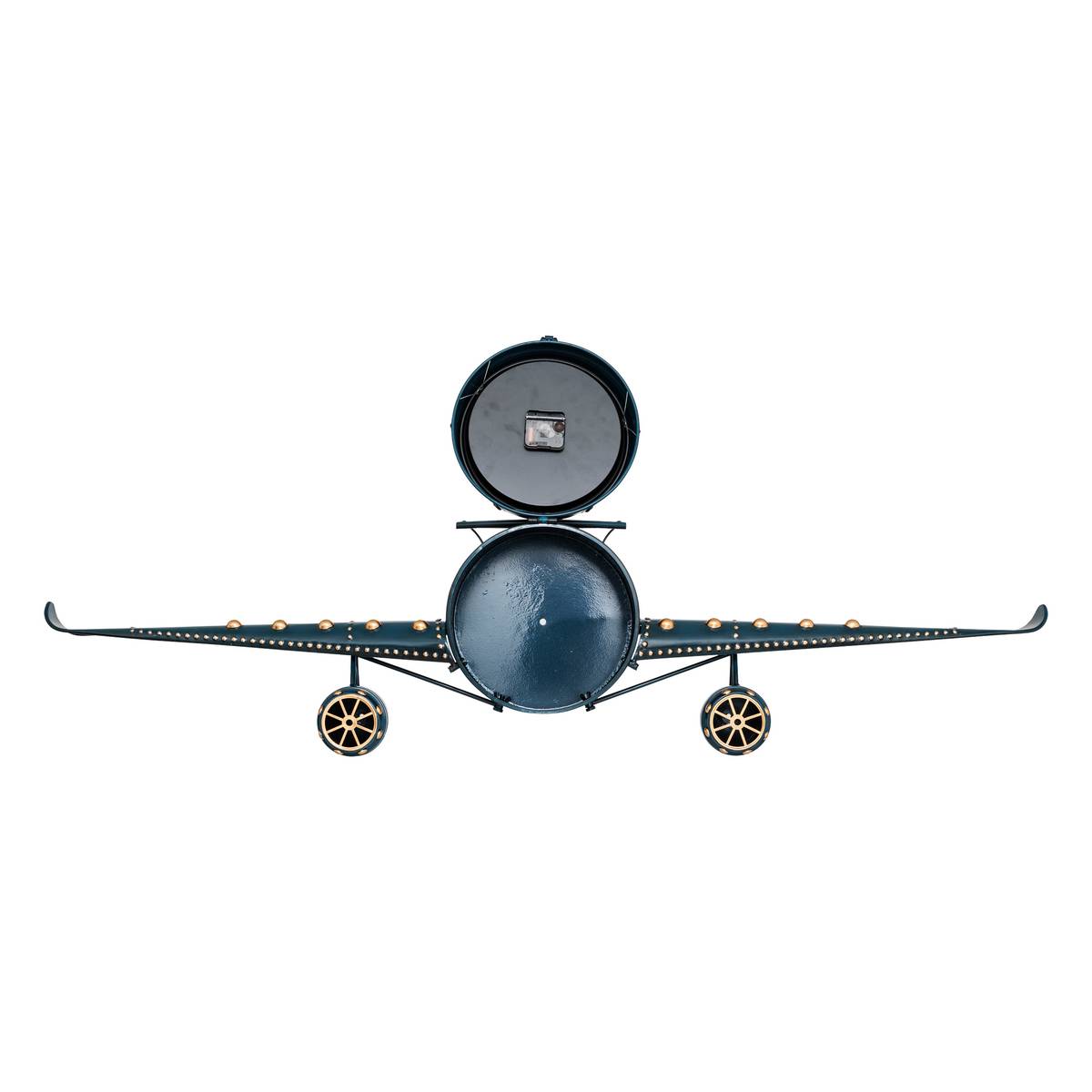 Wall decoration airplane "Hans" Green, 143cm