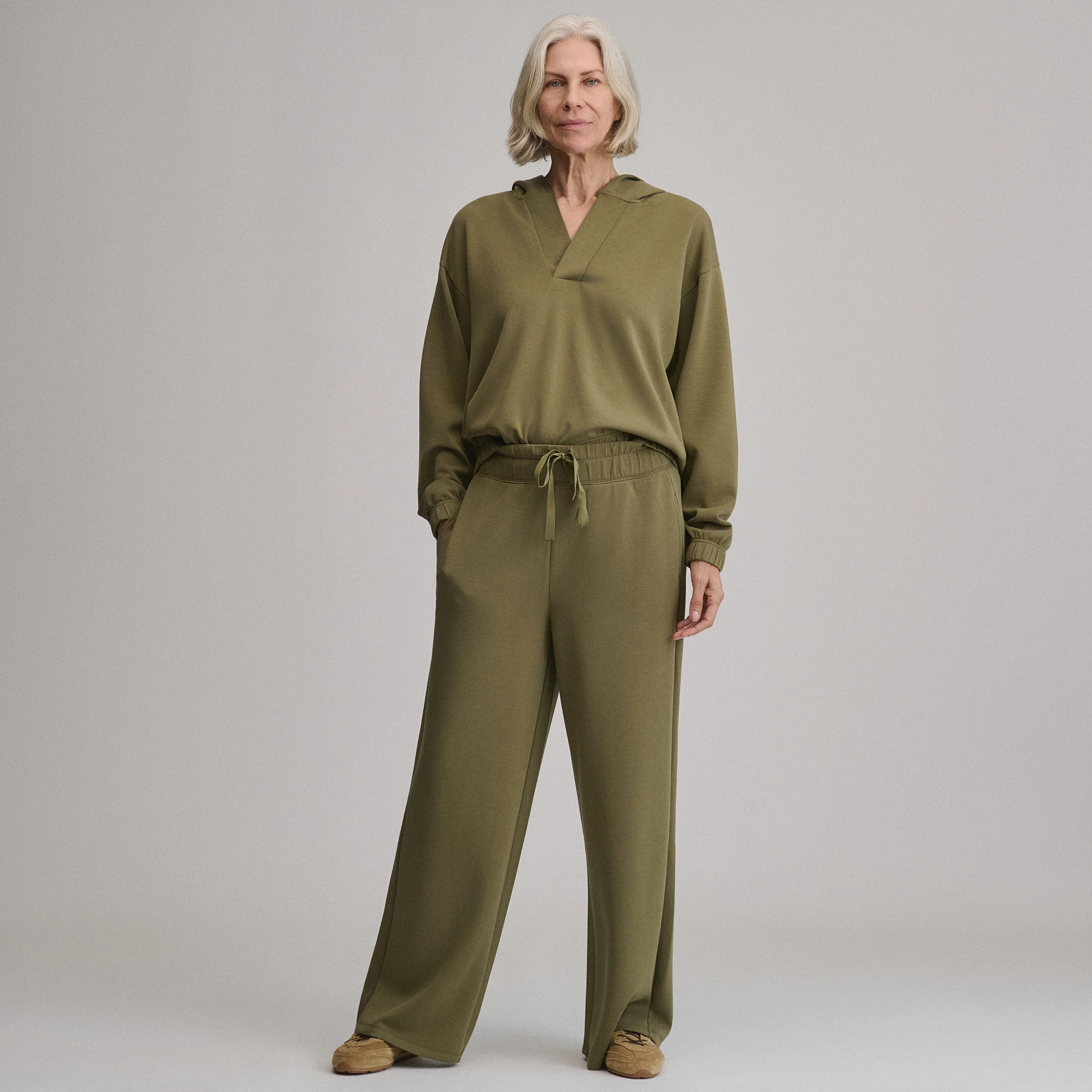 Women's Luxe Soft Wide-Leg Pants