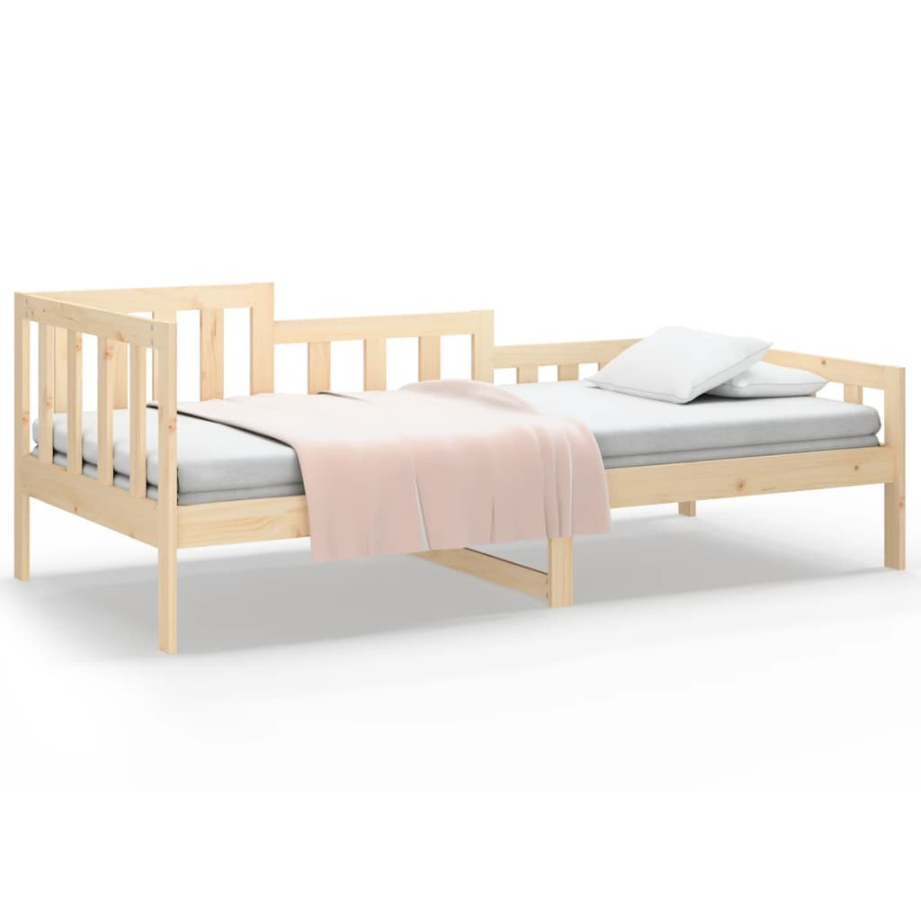Łóżko dzienne bez materaca 90x200 cm lite drewno sosnowe