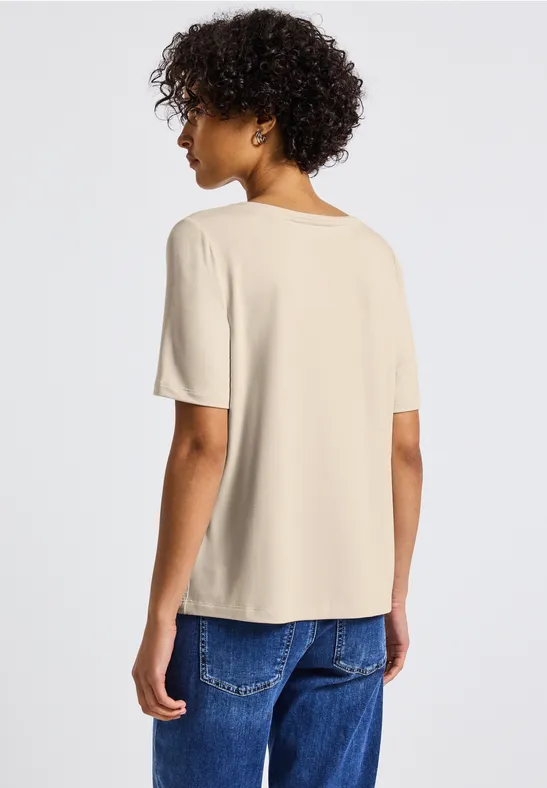 Shirt mit Glitzerstreifen