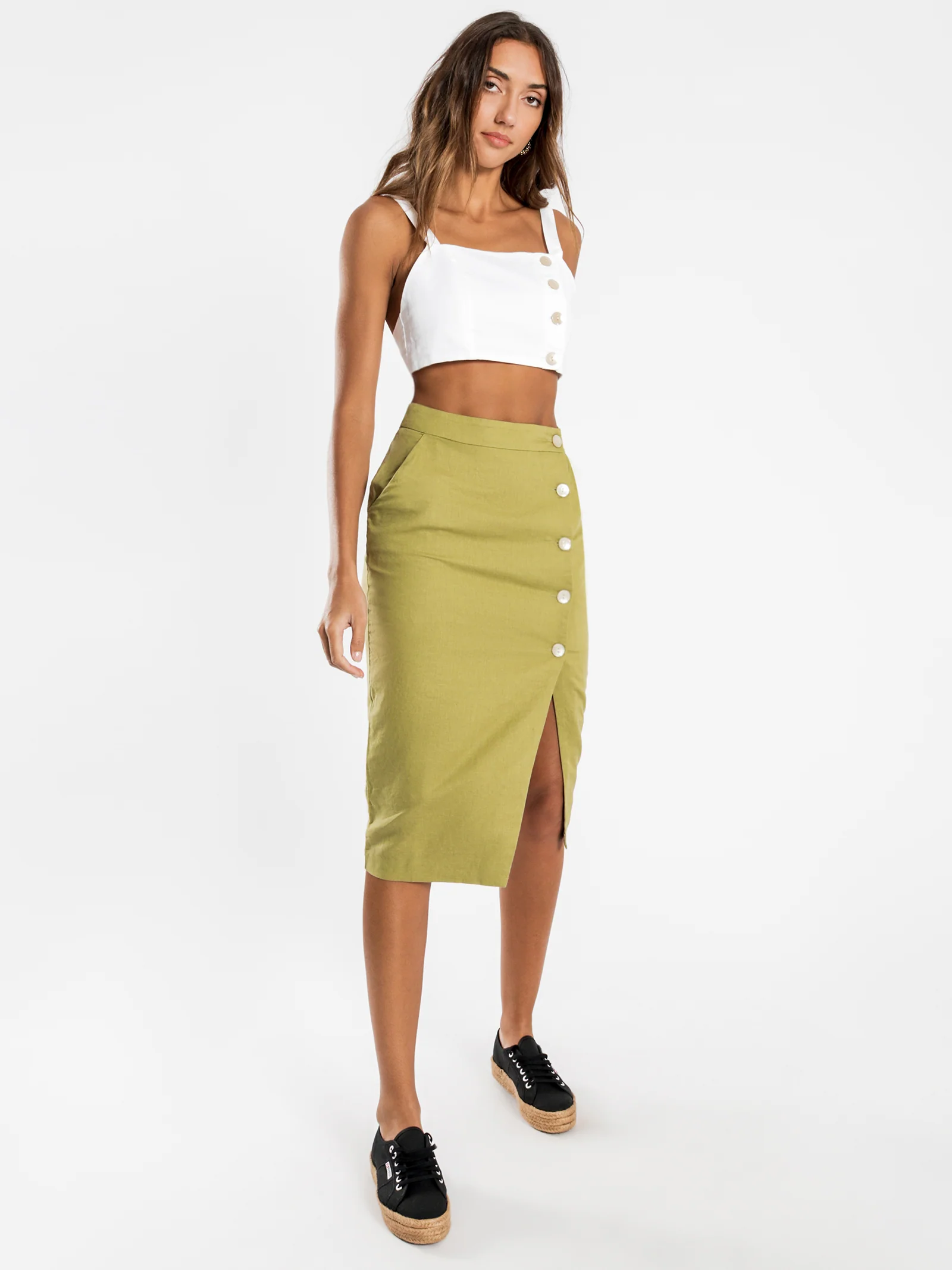 Neve Linen Skirt