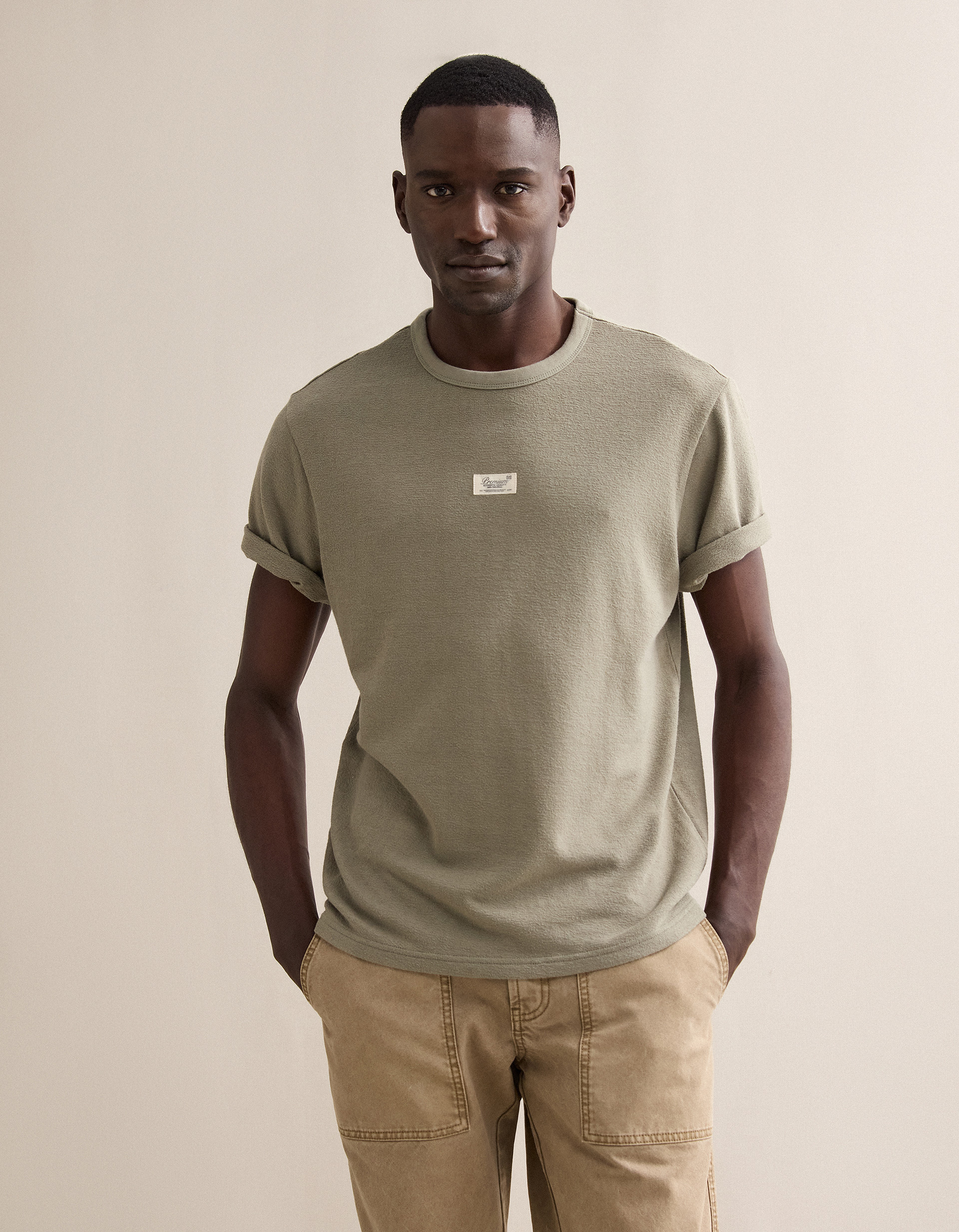 T-shirt, Homem, Verde