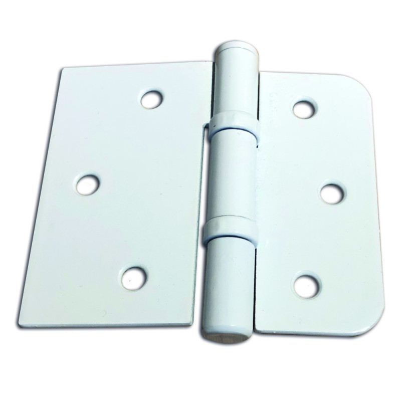 Charnière de porte à billes blanche 3 pièces THYS