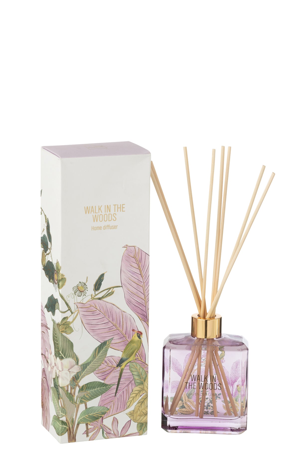 J-Line geurstokjes Walk in the Woods - Mimosa & Rose - 180ml