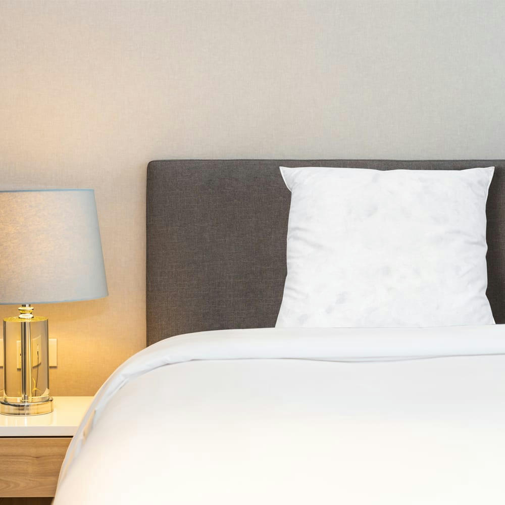 CHAMBORD - Lot de 2 oreillers 65x65   Duvet & Plumes  Mi-ferme