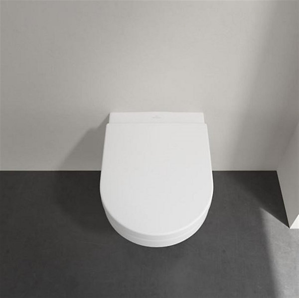 Abattant Targa Architectura BLANC avec frein de chute, déclipsable - Blanc