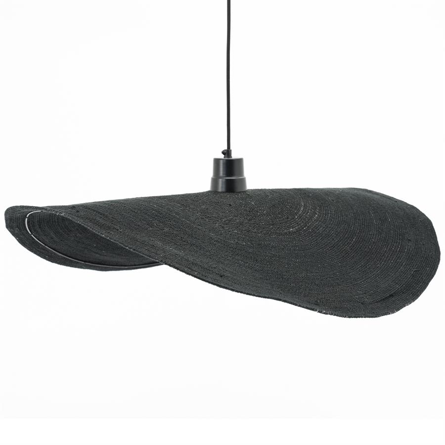 FurniLux Hanglamp Sola Small - Zwart - 60x60x7 - 60x60x7cm