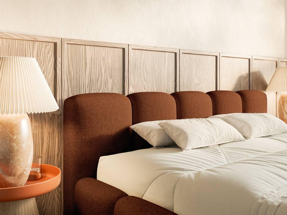 Bedframe Chloe laag 180 x 200 cm chenille