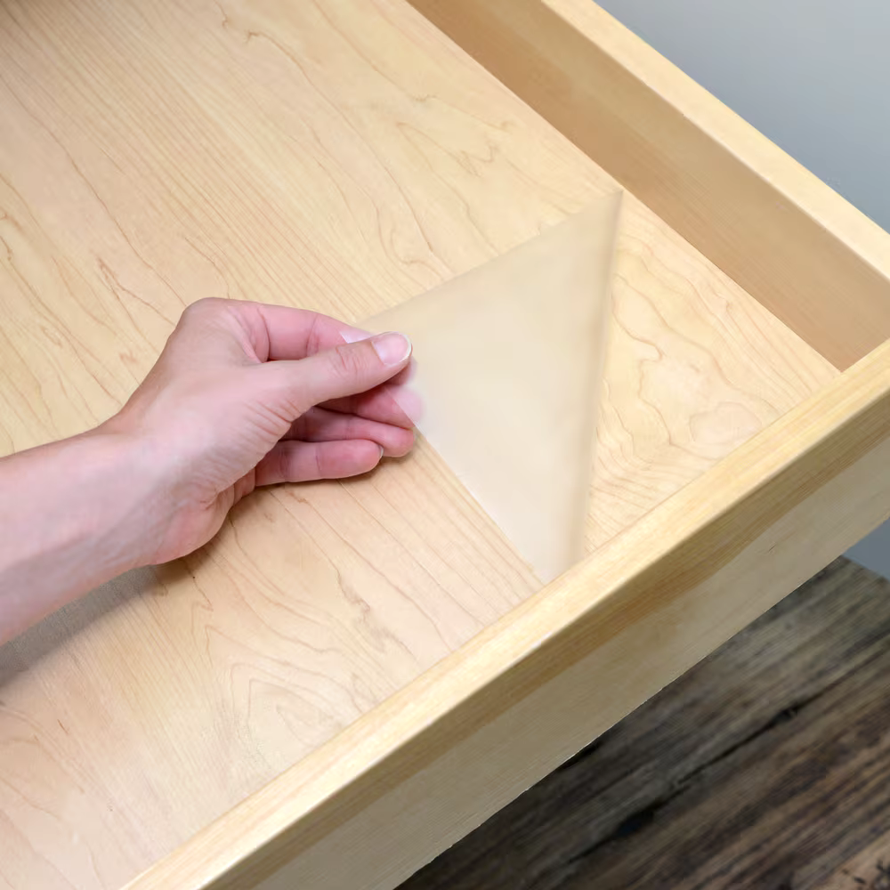 Con-Tact Removable Adhesive Shelf/Drawer Liner, Clear, 18-in x 9-ft