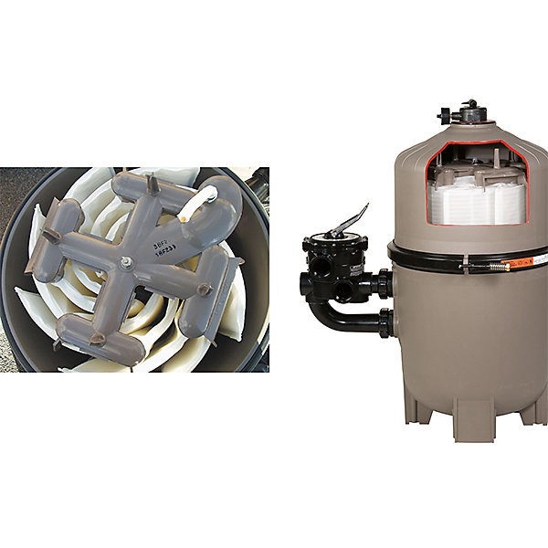 Filtre à diatomée 33m3/h Hayward DE7220EURO progrid