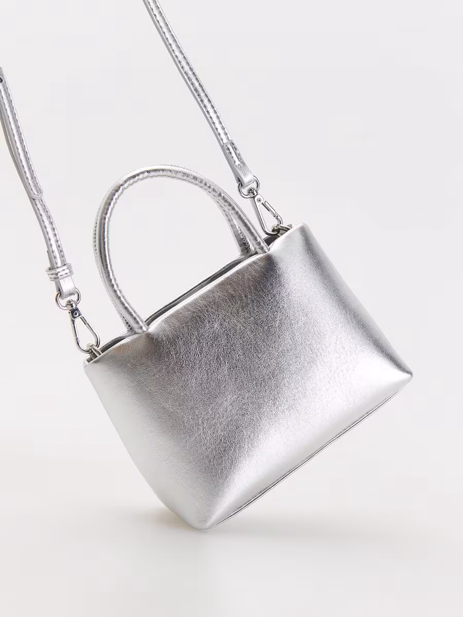 Metallised Crossbody Bag