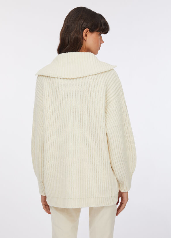 Cappotto in maglia di lana