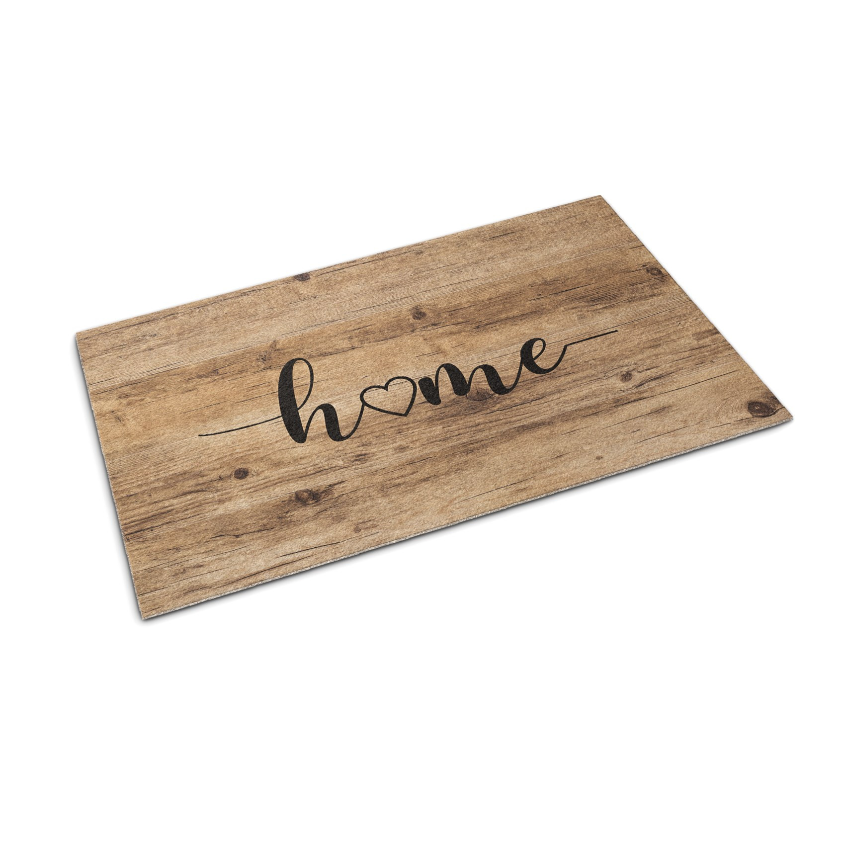 Wycieraczka do butów 60x40 Drewno Home rustykalny napis Tulup