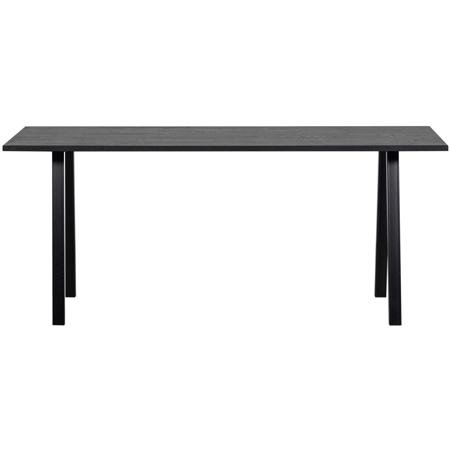 WOOOD 2-standen poot vierkant 1 stuk Tablo - Metaal - Zwart - 72x79x10