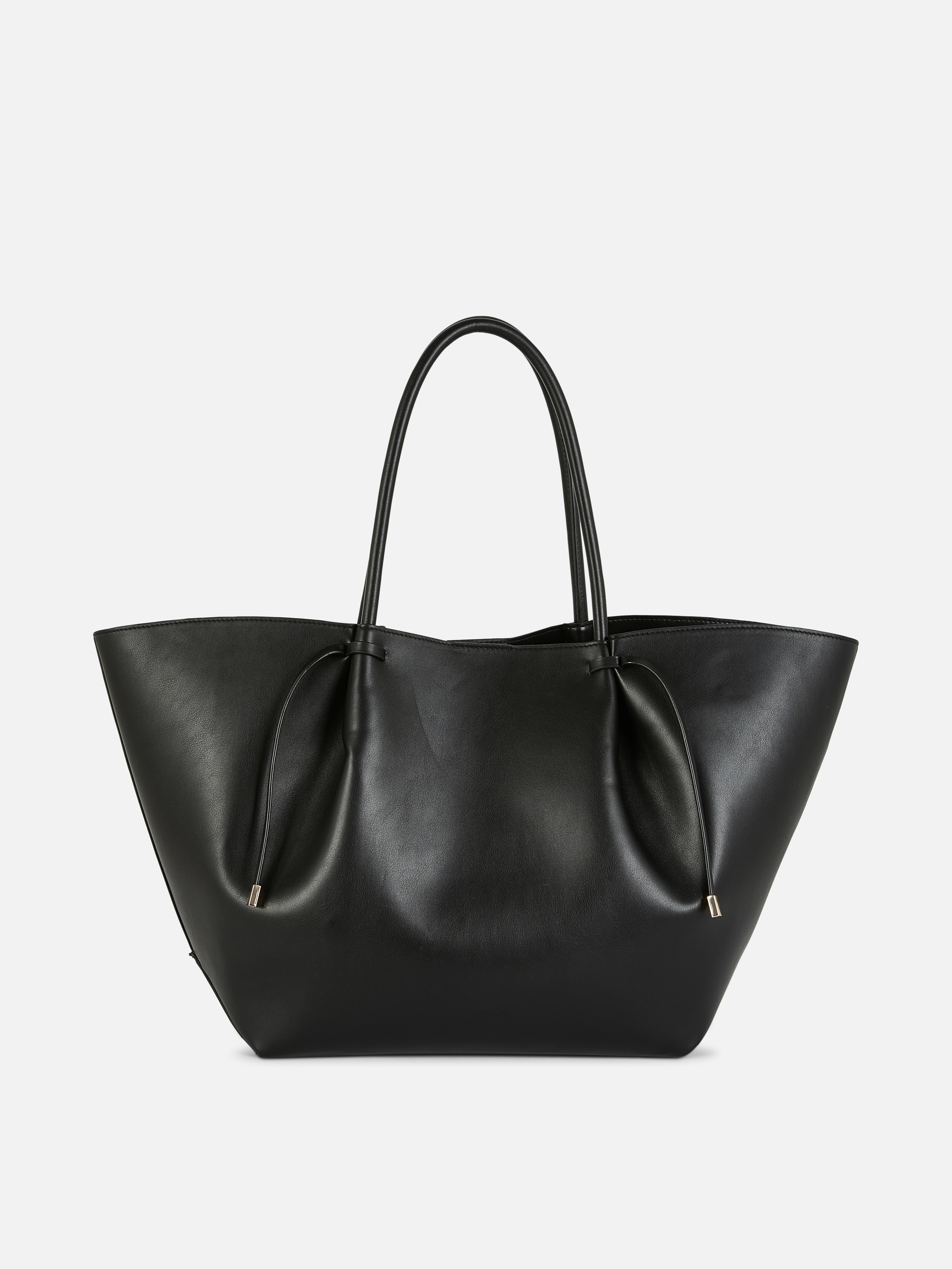 The Edit Faux Leather Shopper Bag