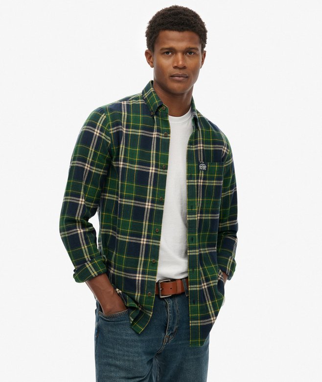 Long Sleeve Cotton Lumberjack Shirt