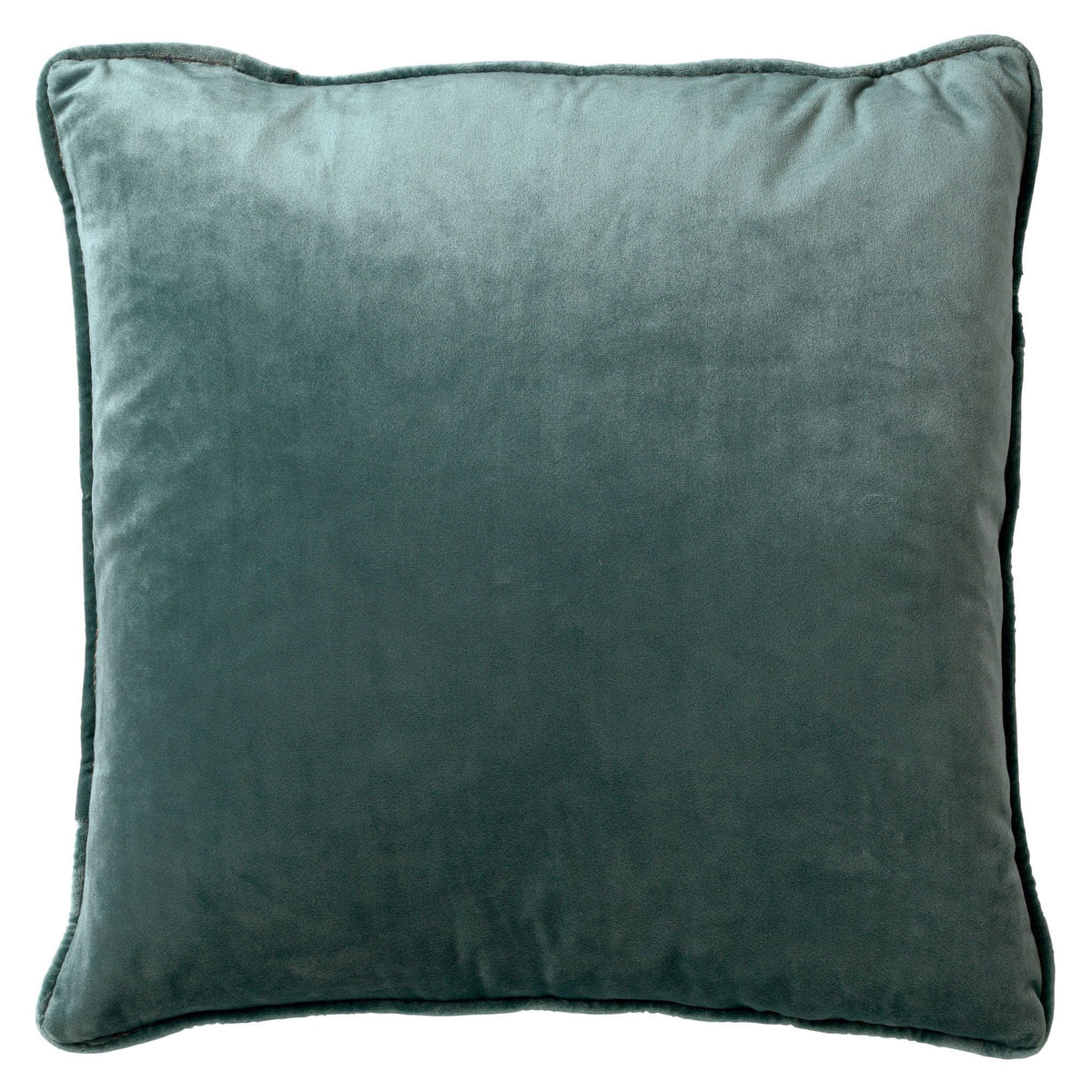 FINN - Kussenhoes 60x60 cm - velvet - effen kleur - Sagebrush Green - groen
