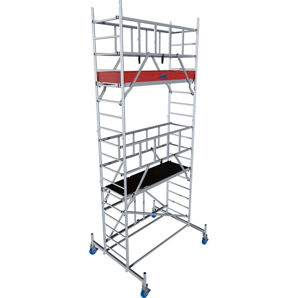Faltgerüst »ProTec«, Arbeitshöhe: 5,80 m, max. 200 kg/m², Aluminium