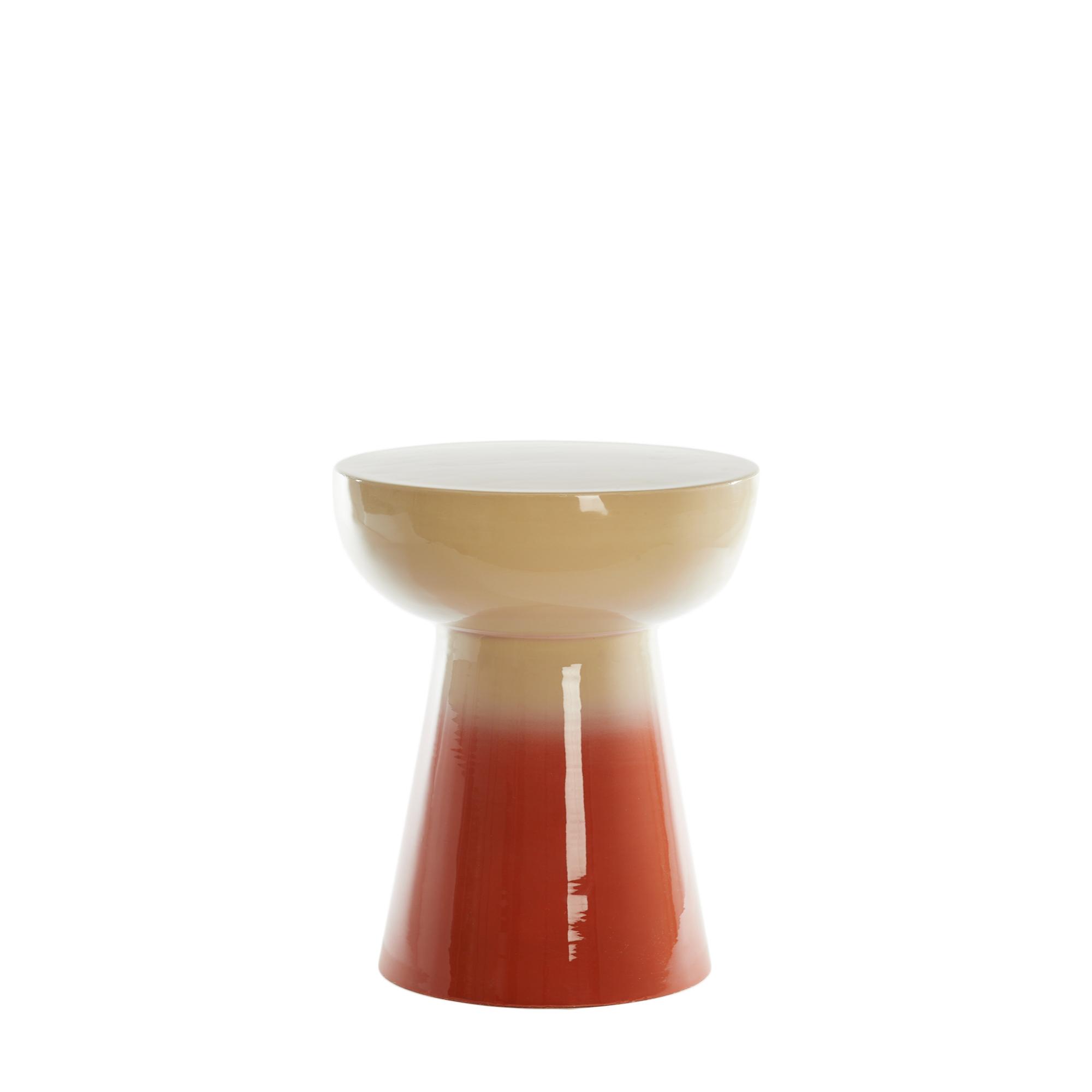 Light & Living bijzettafel Rovini - wit - Ø35cm