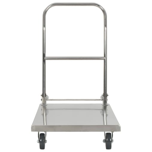 NNEVL Platform Wagon Silver 82x53x86 cm Stainless Steel