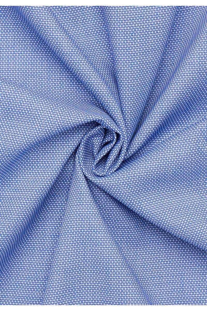 ETERNA Modern Fit Hemd blau, Strukturiert