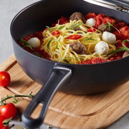 Scanpan Classic Deep Saute Pan W/ Lid 26cm