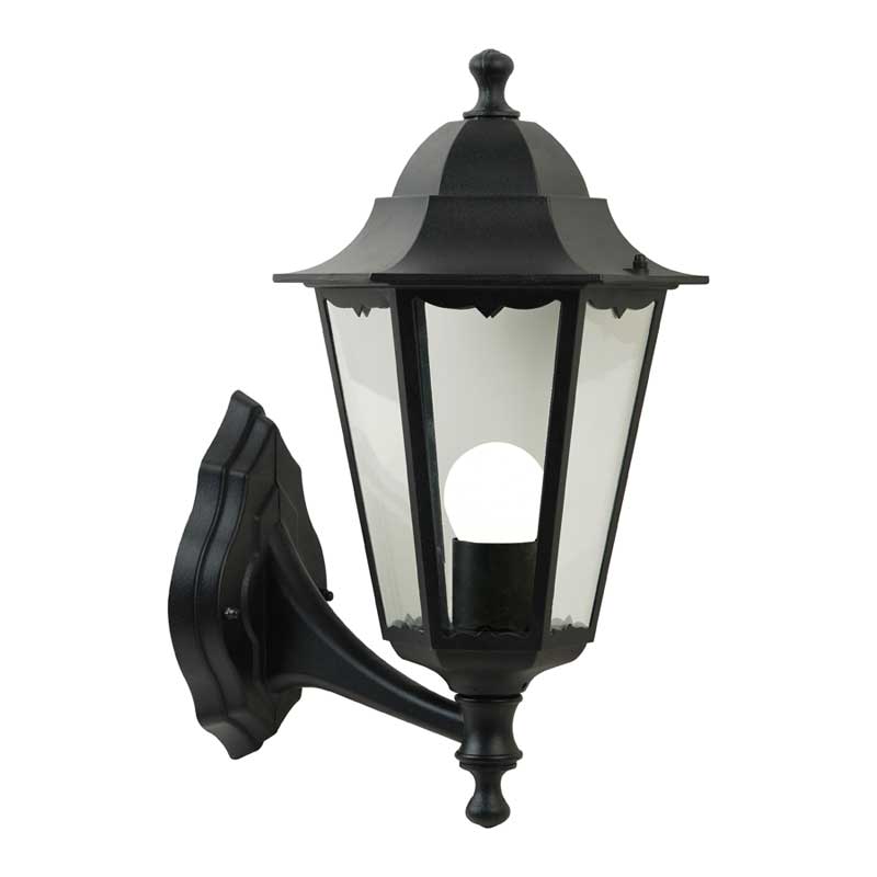Nordlux Cardiff Wandlamp Buiten Up - E27 - IP44 - Zwart