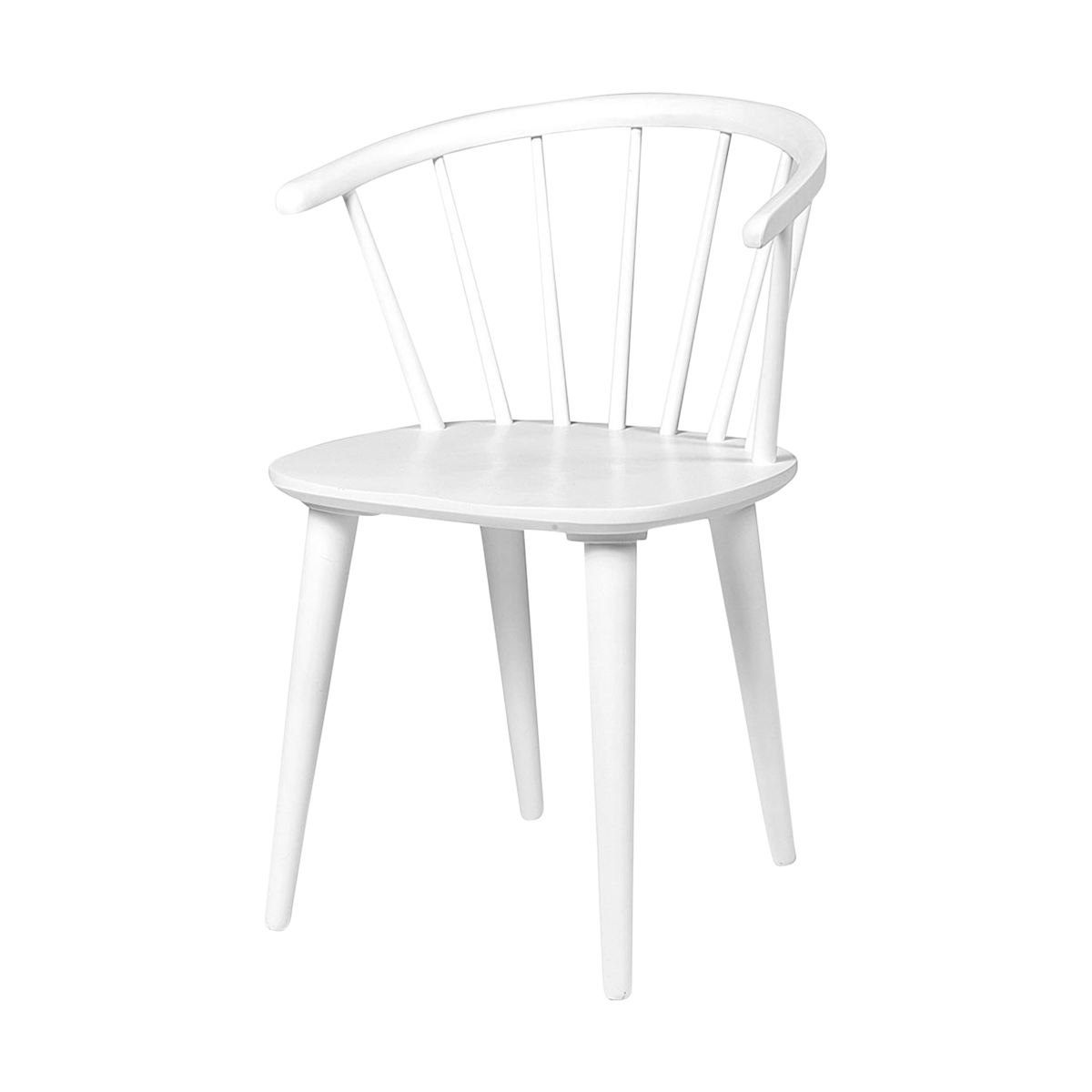 Rowico Home Carmen Houten Spijlenstoel Wit