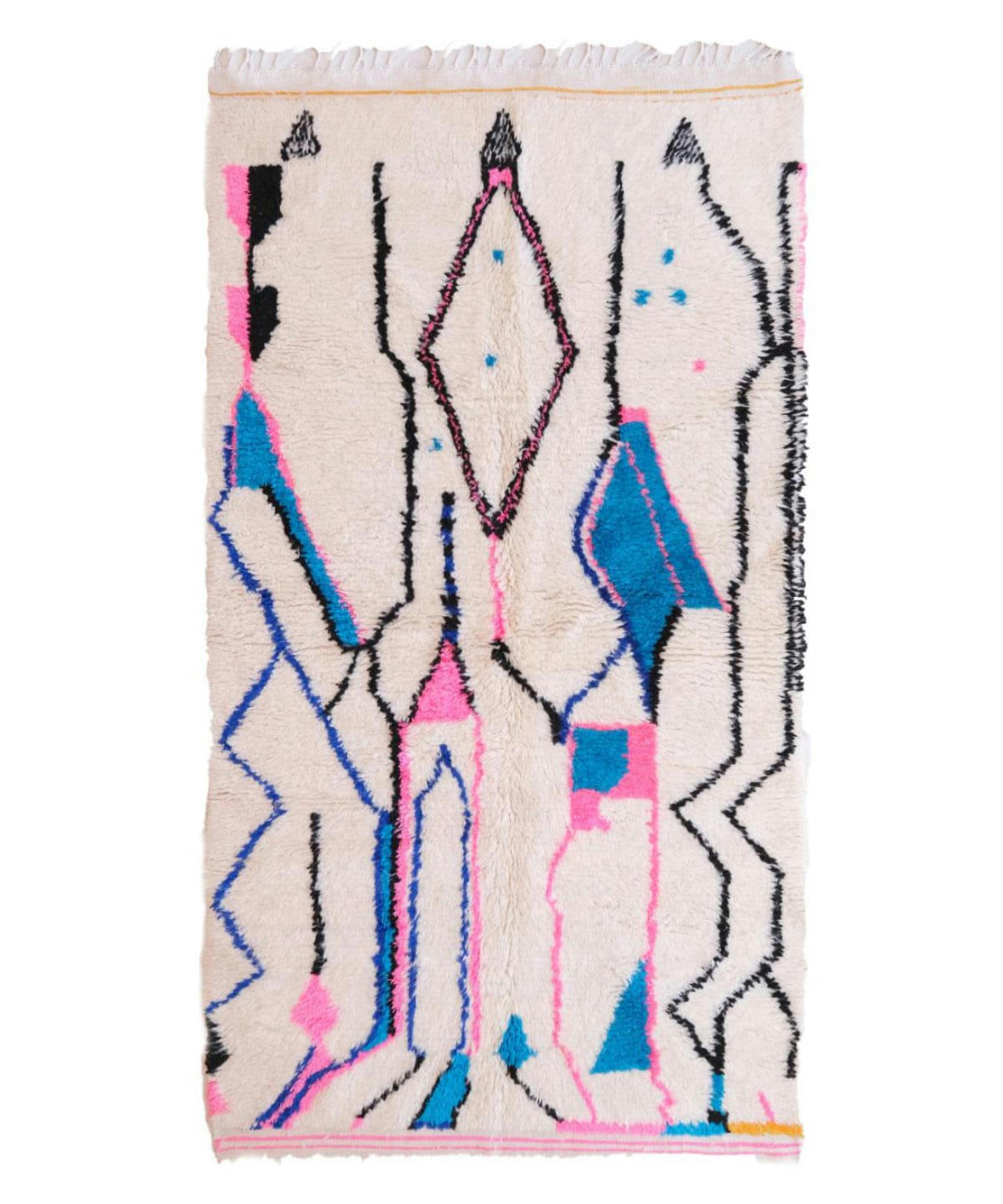 BERBERE - Tapis Berbere marocain pure laine 129x234