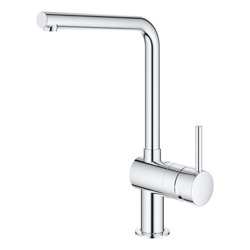 Mitigeur pour évier de cuisine avec bec en L Minta chrome GROHE