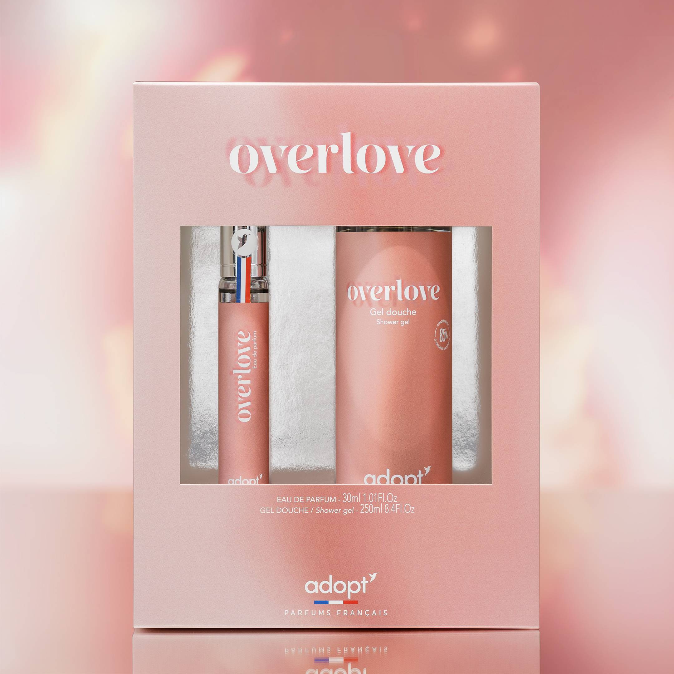 OverloveCoffret eau de parfum 30 ml   Gel Douche 250 ml