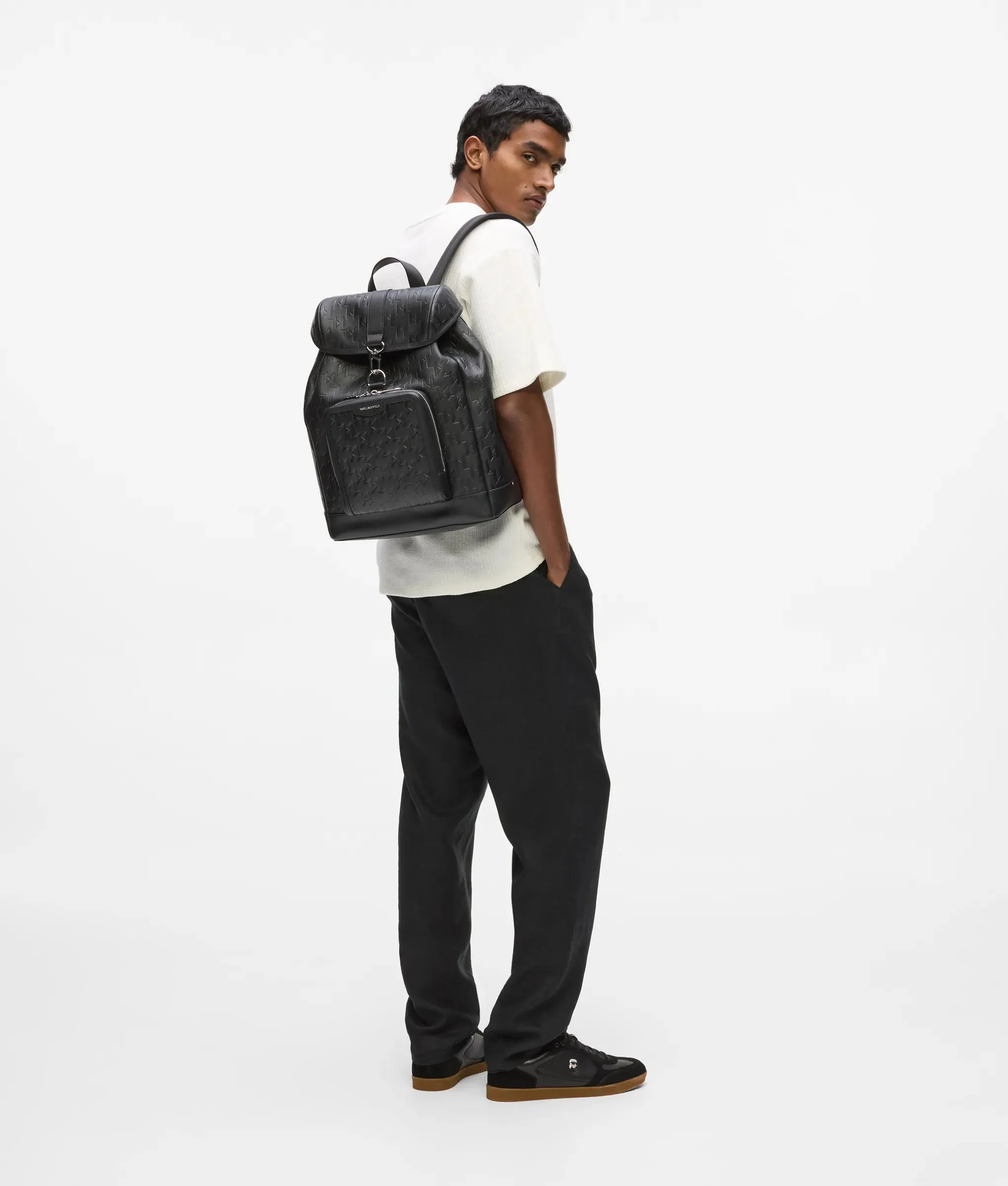 K/LOOM LEATHER BACKPACK