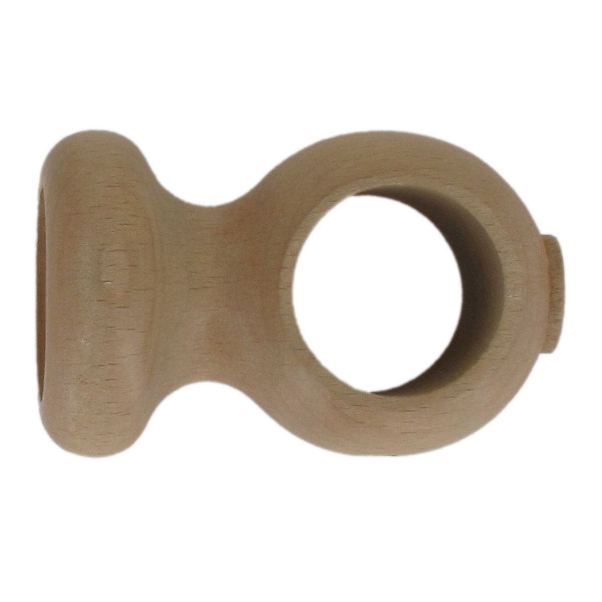 Conjunto de 2 suportes cor madeira para teto