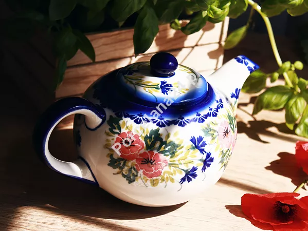 Czajnik 1,5 L Bolesławiec - Maki Smolińskiej gat. I