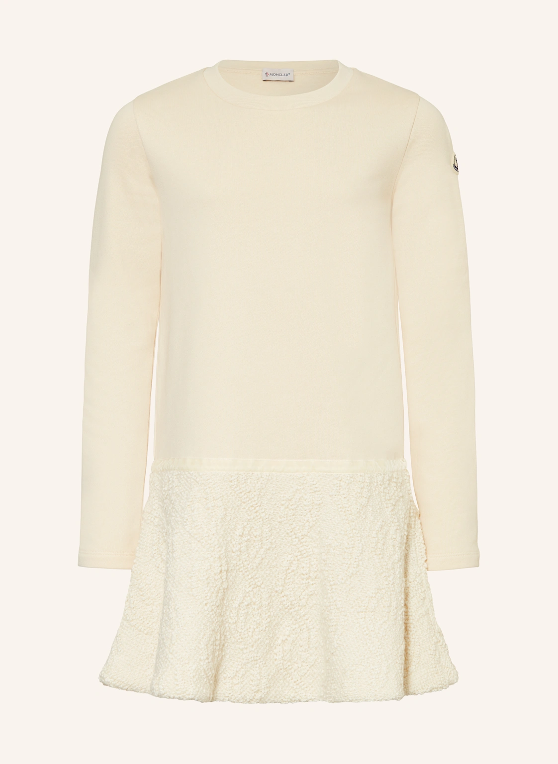 MONCLER enfant Kleid im Materialmix