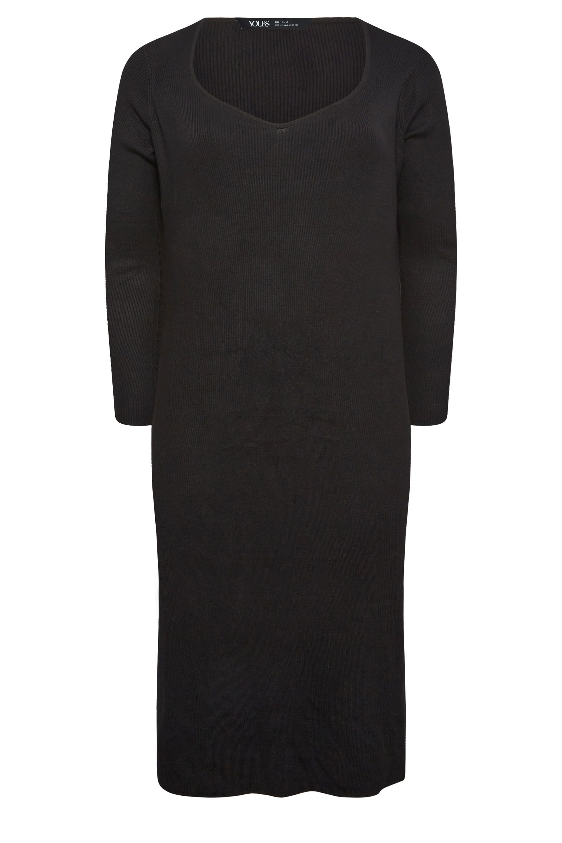 Yours Sweetheart Neck Jumper Dress