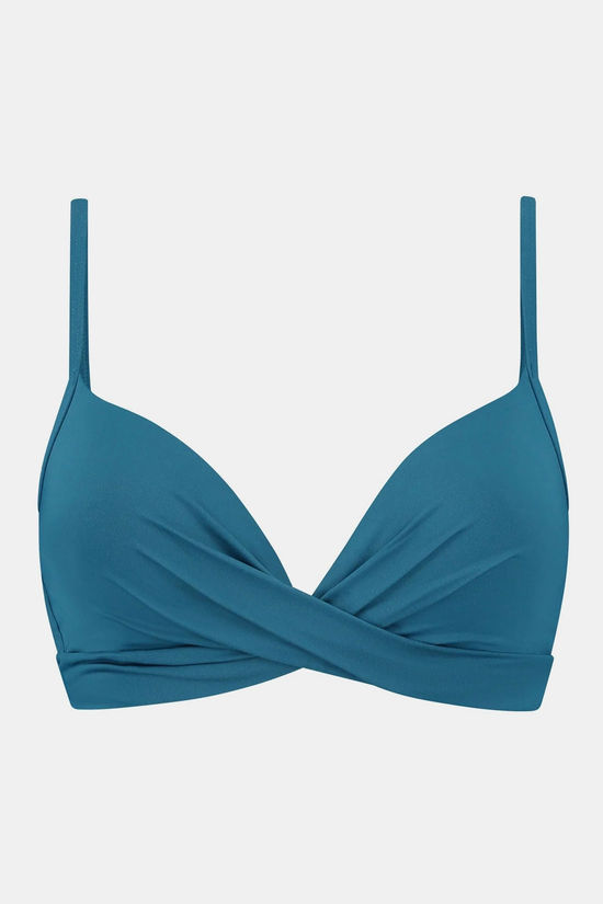 Beachlife 106B - Petrol Padded Wired Top Bikini Top Dames