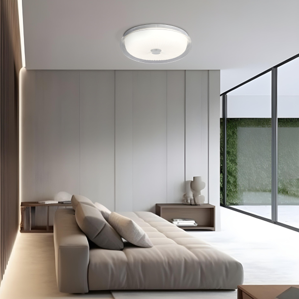 Plafon LUNIQ żłobiony biały LED 25W 3000-6000K 2219lm IP20 Light Prestige