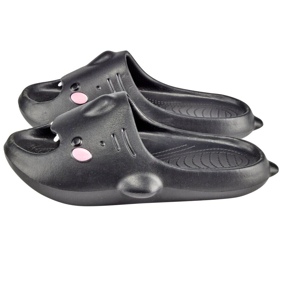 Claquettes raie manta noires 44/45
