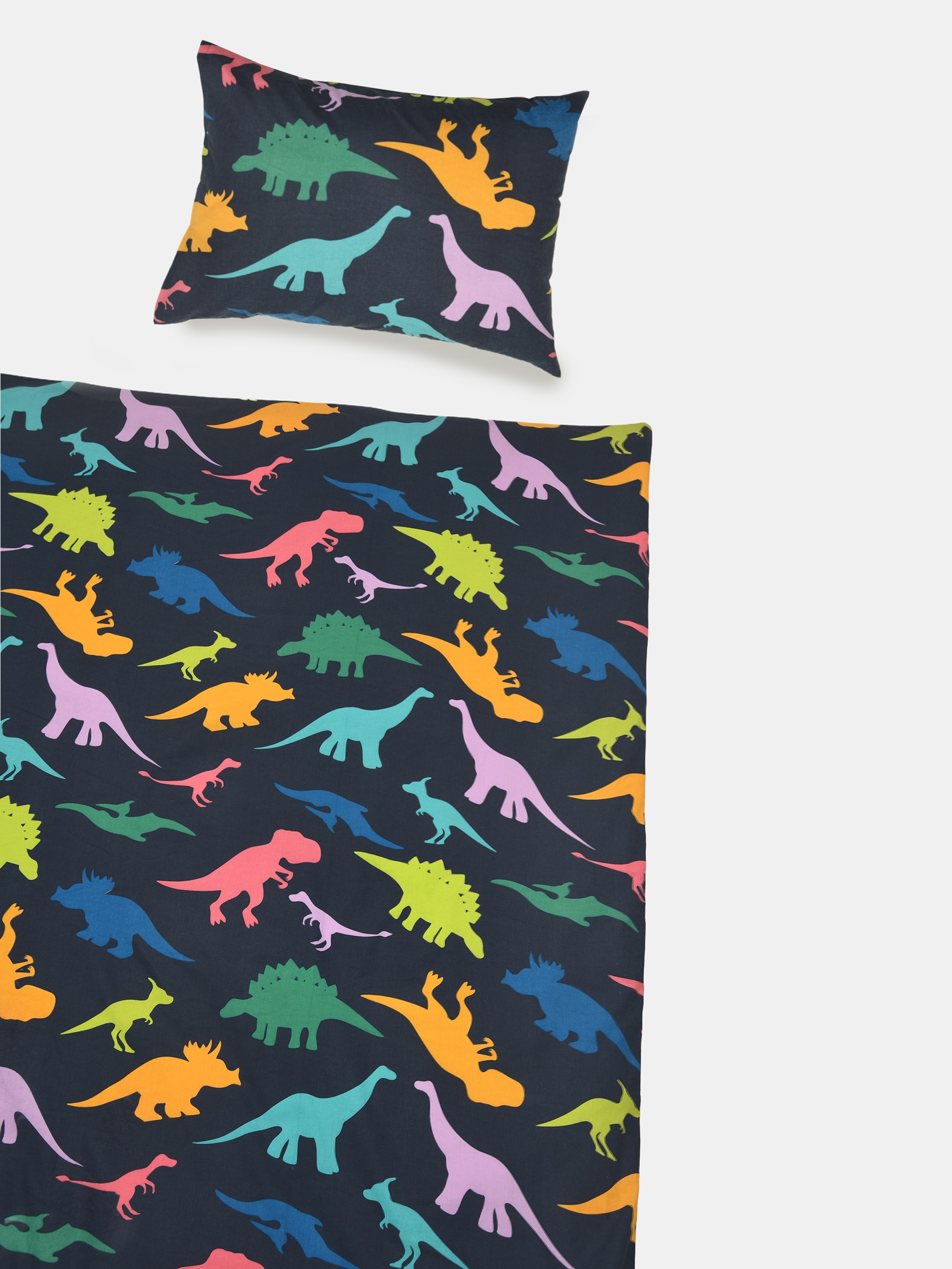 Komplet pościeli z bawełną z motywem dinozaurów