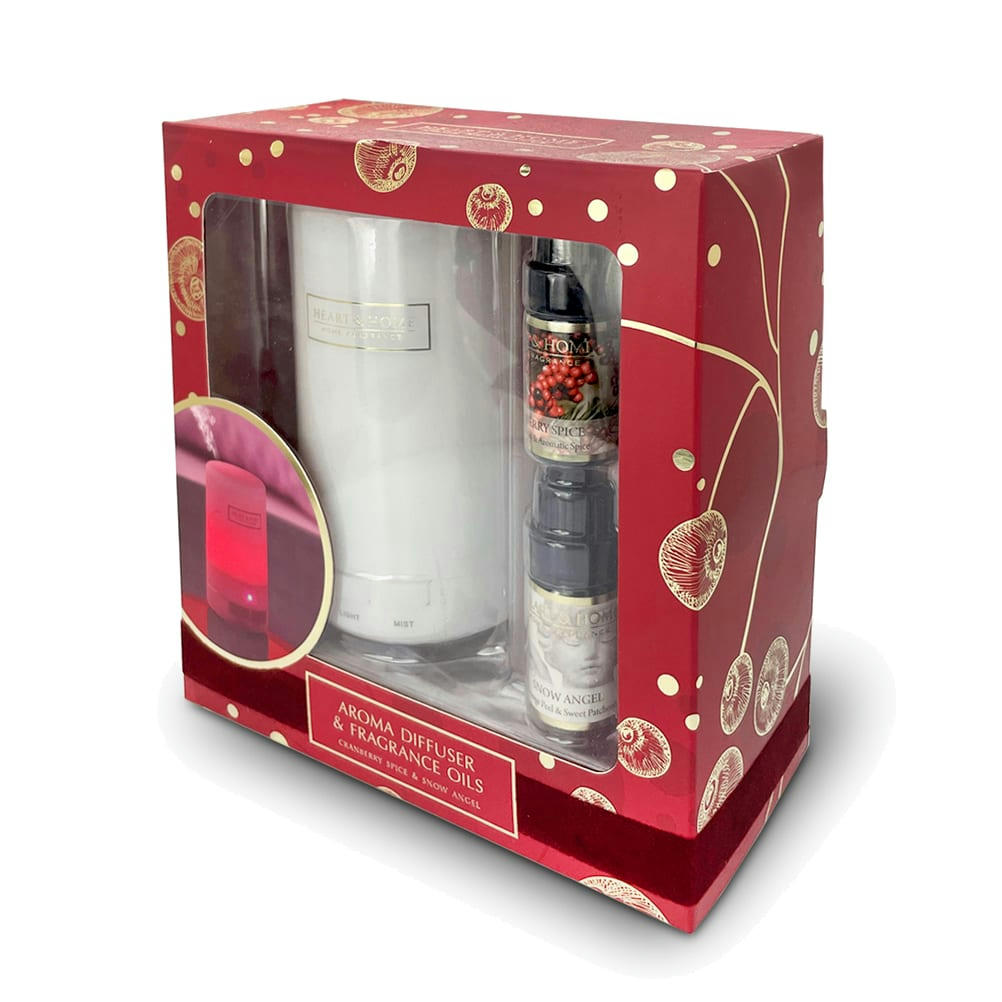 - Coffret cadeau diffuseurs d'arômes Heart and Home